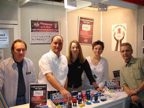 STAMPEX team on the "boot" fair