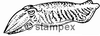 diving stamps motif 7260 - Octopus, Squid