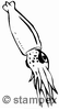 Le tampon encreur motif 7262 - Pieuvre, Calamar, Poulpe