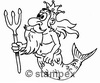 diving stamps motif 2336 - Neptune, Mermaid