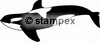 diving stamps motif 3852 - Orca
