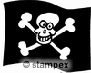 Le tampon encreur motif 6015 - Pirate