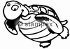 Taucherstempel Motiv 7560 - Schildkröte