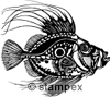 diving stamps motif 3073 - Tattoo